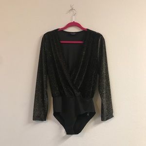 Zara glitter body suit